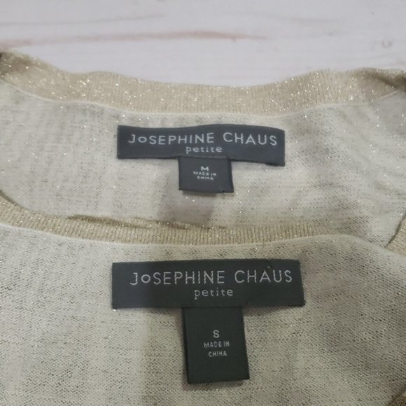 {Josephine Chaus} New 2 Pc Metallic Set - Picture 5 of 6